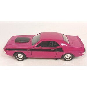 1970 Dodge Challenger Die Cast New-Ray 1:34 Scale Doors Open Purple